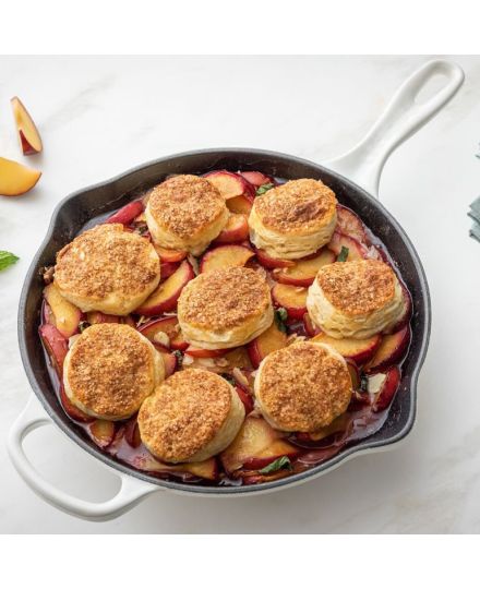 Skillet rond en fonte émaillée Le Creuset