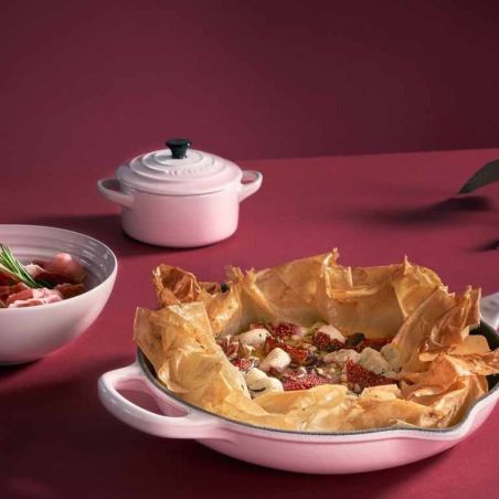 Skillet rond en fonte émaillée Le Creuset