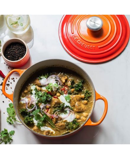 Le Creuset Runder Bräter aus Gusseisen 20cm