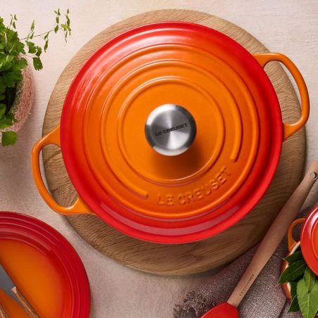 Le Creuset Cocotte Runder Bräter aus Gusseisen 22cm
