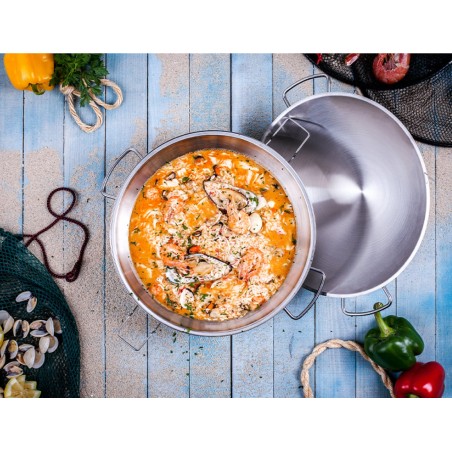 Cataplana Aroma 28 cm da Silampos em Aço Inoxidável Polido | Silampos | Mimocook