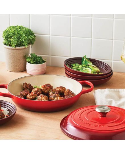 Cacerola baja de hierro fundido 30cm Le Creuset