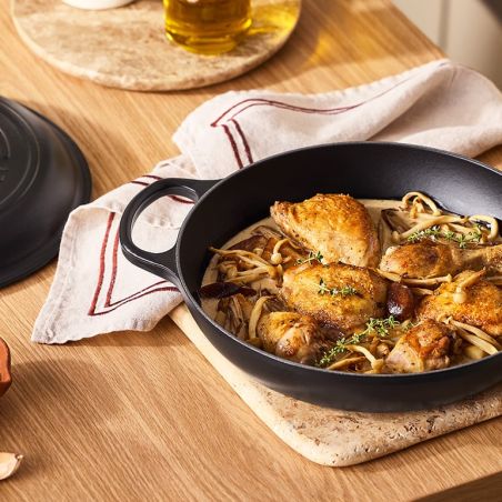 Cacerola baja de hierro fundido 30cm Le Creuset
