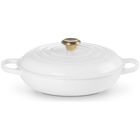 Cacerola baja de hierro fundido 30cm Le Creuset