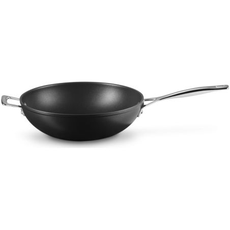 Le Creuset Aluminium-Antihaft Wok-Pfanne mit Gegengriff