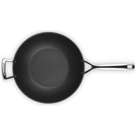 Le Creuset Aluminium-Antihaft Wok-Pfanne mit Gegengriff