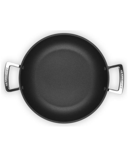 Panela baixa com tampa em alumínio Le Creuset