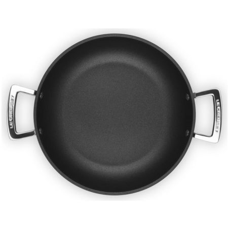 Sauteuse Provençale Anti-Adhérente Les Forgées avec Couvercle en Verre Le Creuset