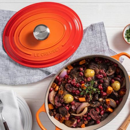 Cocotte ovale en fonte émaillée 27cm Le Creuset