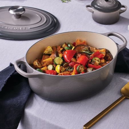 Le Creuset Cocotte Ovaler Bräter aus Gusseisen 27cm