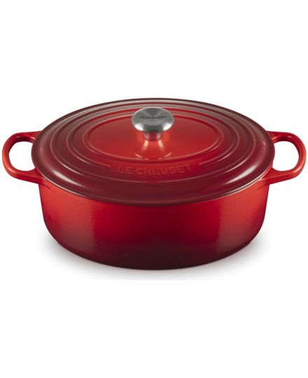 Le Creuset Cocotte Ovaler Bräter aus Gusseisen 31cm