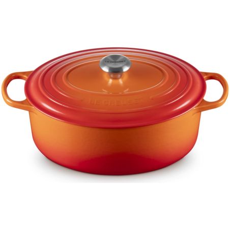 Le Creuset Cocotte Ovaler Bräter aus Gusseisen 31cm