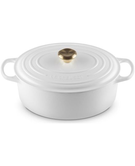 Le Creuset Cocotte Ovaler Bräter aus Gusseisen 31cm