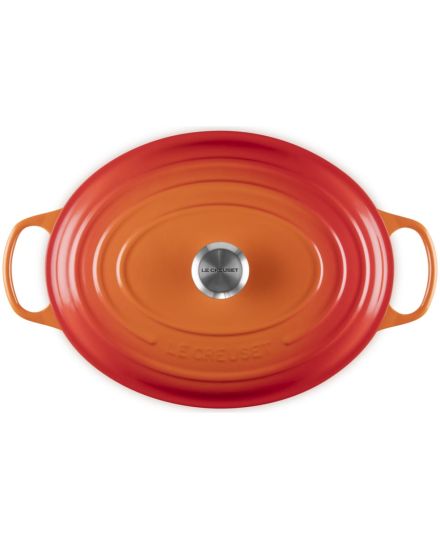 Le Creuset Cocotte Ovaler Bräter aus Gusseisen 35cm