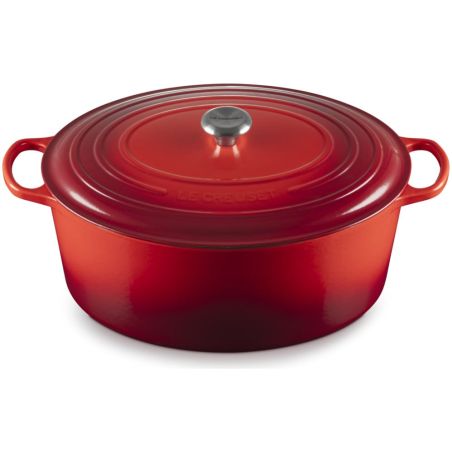 Le Creuset Cocotte Ovaler Bräter aus Gusseisen 40cm