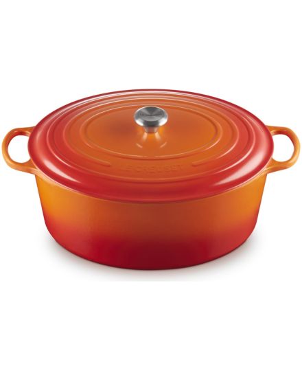 Le Creuset Cocotte Ovaler Bräter aus Gusseisen 40cm