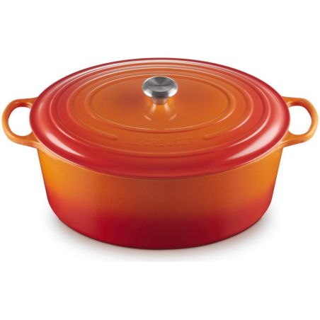 Le Creuset Cocotte Ovaler Bräter aus Gusseisen 40cm