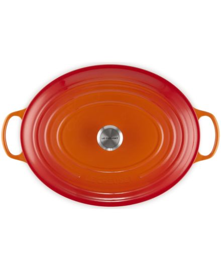 Le Creuset Cocotte Ovaler Bräter aus Gusseisen 40cm