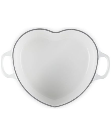 Cocotte Cœur en fonte émaillée avec bouton cœur Le Creuset