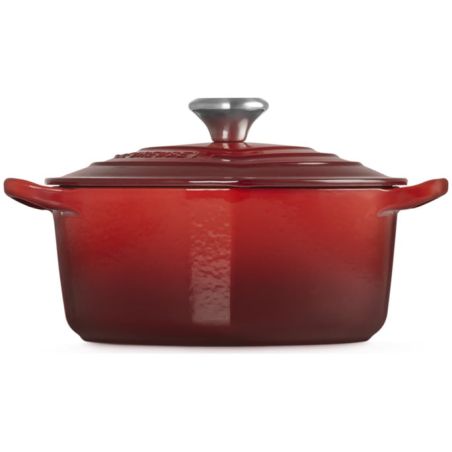 Cocotte Cœur en fonte émaillée avec bouton cœur Le Creuset