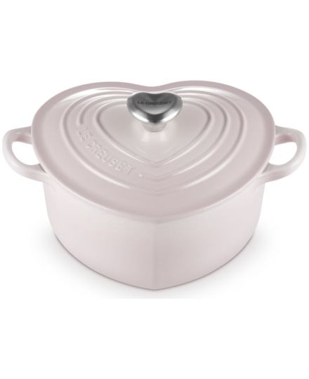 Cocotte Cœur en fonte émaillée avec bouton cœur Le Creuset