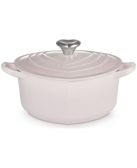 Cocotte Cœur en fonte émaillée avec bouton cœur Le Creuset