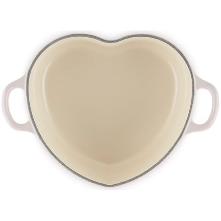 Cocotte corazón de hierro fundido con pomo en forma de corazón Le Creuset