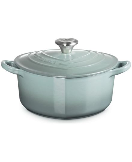 Cocotte Cœur en fonte émaillée avec bouton cœur Le Creuset