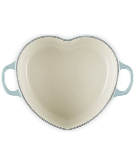 Cocotte corazón de hierro fundido con pomo en forma de corazón Le Creuset