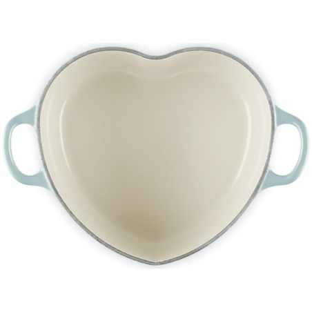 Le Creuset Herzbräter mit Herzknopf aus Gusseisen