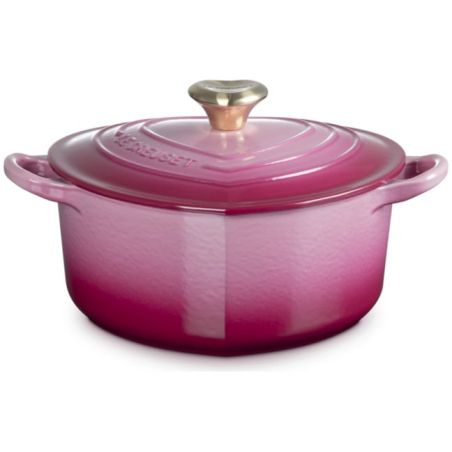 Cocotte corazón de hierro fundido con pomo en forma de corazón Le Creuset