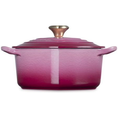 Cocotte Cœur en fonte émaillée avec bouton cœur Le Creuset