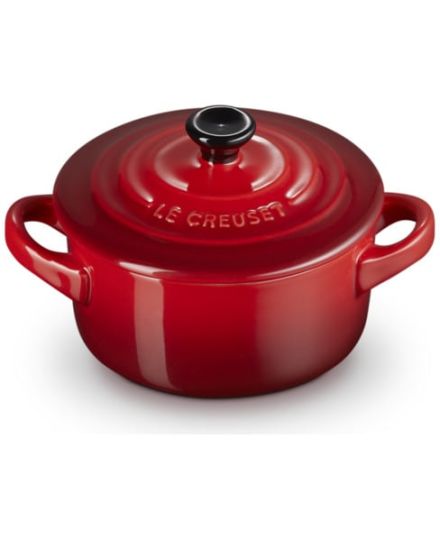 Le Creuset Mini Cocotte mit farbigem Knauf