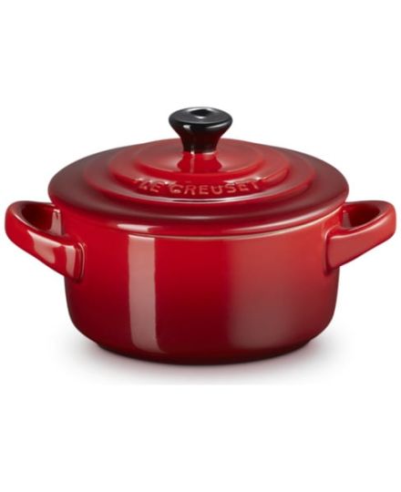 Le Creuset Mini Cocotte mit farbigem Knauf