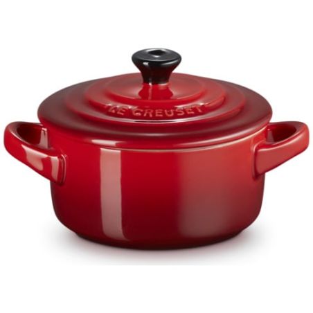 Le Creuset Mini Cocotte mit farbigem Knauf
