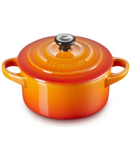 Le Creuset Mini Cocotte mit farbigem Knauf