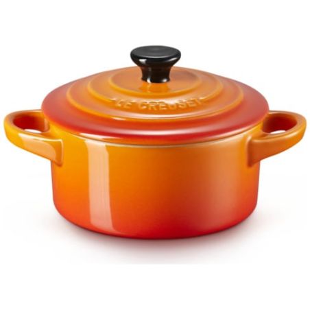 Le Creuset Mini Cocotte mit farbigem Knauf