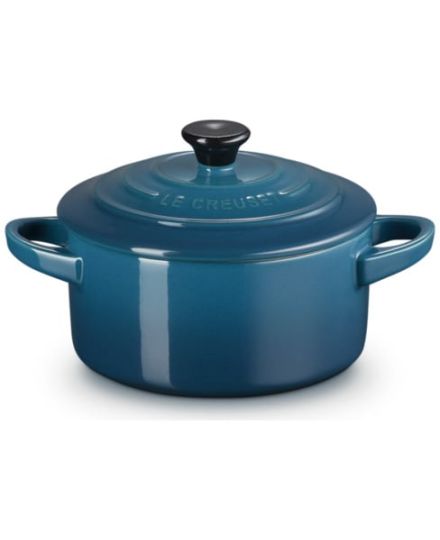 Le Creuset Mini Cocotte mit farbigem Knauf