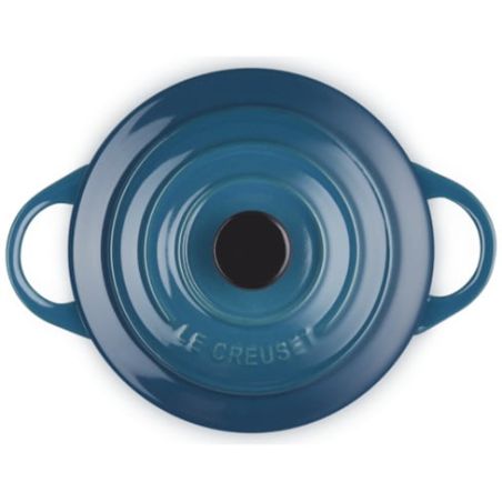 Le Creuset Mini Cocotte mit farbigem Knauf