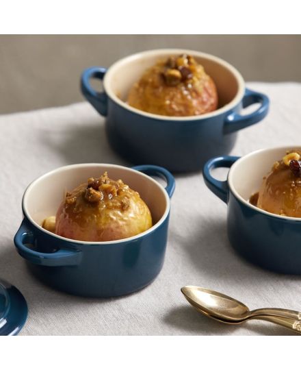 Le Creuset Mini Cocotte mit farbigem Knauf