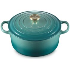Le Creuset 24cm Runder Bräter mit schwarzer Innenemaille aus Gusseisen | Le Creuset | Mimocook
