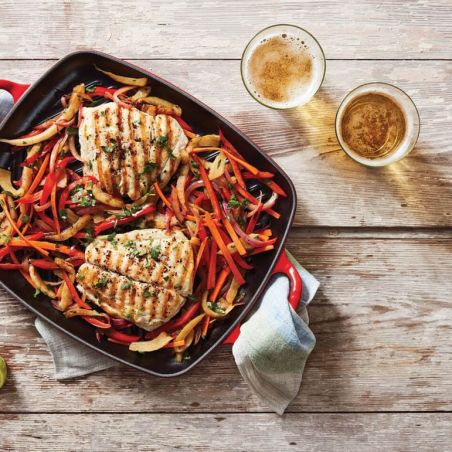 Le Creuset 30cm Flache rechteckige Grillplatte aus Gusseisen | Le Creuset | Mimocook