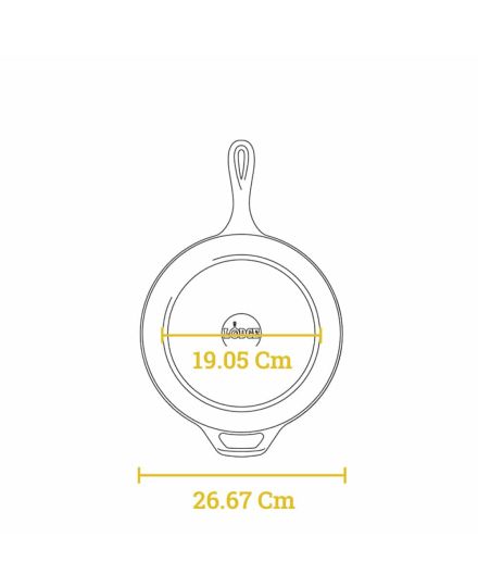 Lodge Cast Iron Combo Cooker 26 cm | Lodge | Mimocook