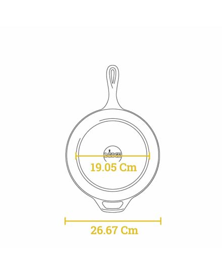 Set combo cooker ferro fundido da Lodge 26cm | Lodge | Mimocook