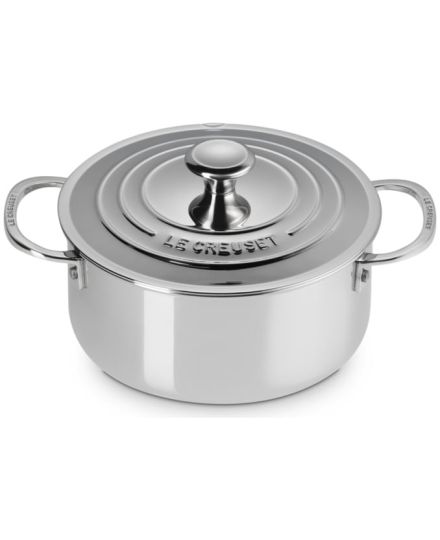 Le Creuset 3-Ply Plus Stainless Steel Saucepan Set - 5 Pieces | Le Creuset | Mimocook