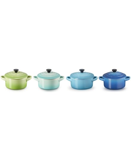 Le Creuset Set de 4 mini-cocottes Brise Marine en céramique | Le Creuset | Mimocook