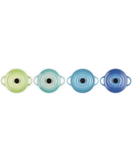 Le Creuset Set of 4 Mini Cocottes in Stoneware | Le Creuset | Mimocook