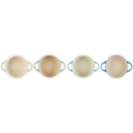 Le Creuset Set de 4 Mini Cocottes Brise Marine en Céramique | Le Creuset | Mimocook