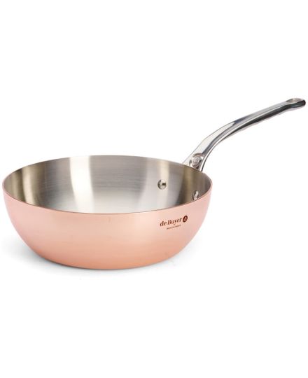de Buyer PRIMA MATERA Copper & Stainless Steel Sauté Pan | De Buyer | Mimocook