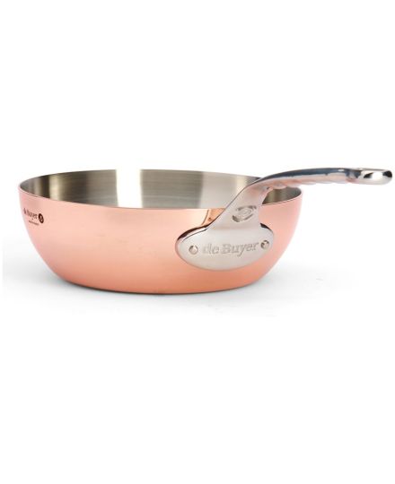 de Buyer PRIMA MATERA Copper & Stainless Steel Sauté Pan | De Buyer | Mimocook